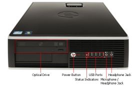 HP ELITE 8200 SFF  i5-2400/4GB/250GB